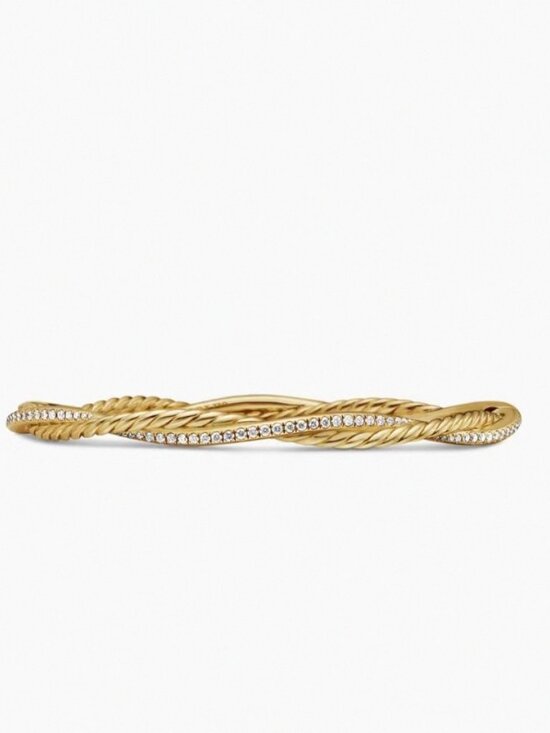 None Jewelry - ◽️David Yurman◽️ 4.4mm Gold “Infinity” Interlaced Bracelet
